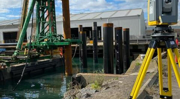 Spirit of Tasmania Terminal Marine Pile Setout - Vehicle Approach Ramp